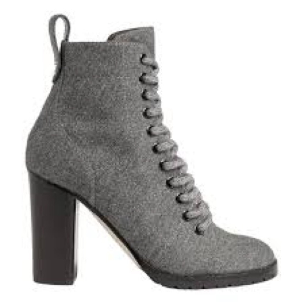 Jimmy Choo Cruz 95 flannel boots